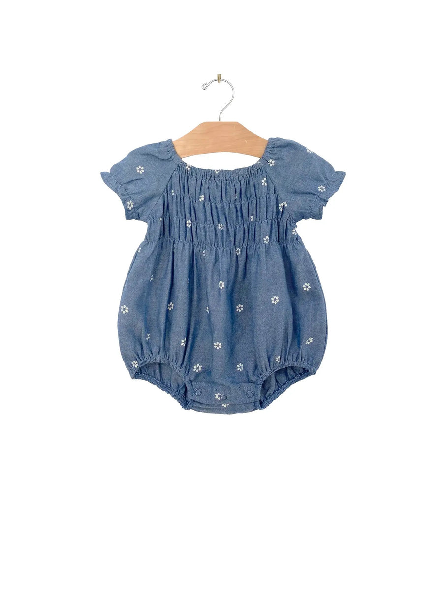 Flower Smocked Romper