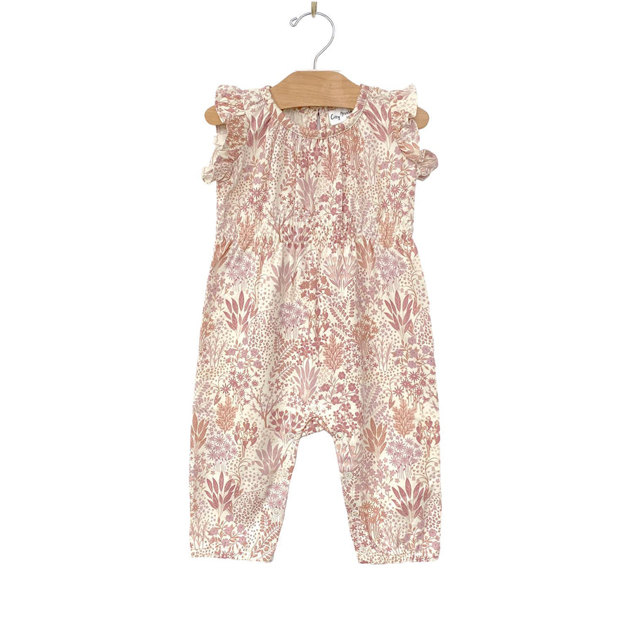 Lettie Romper- Pastel Gardens