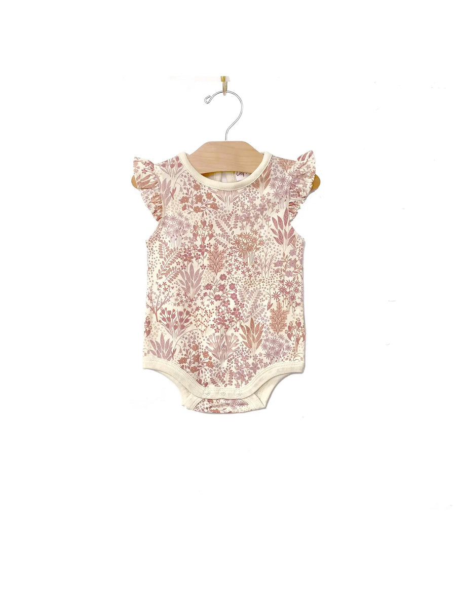 Flutter Bodysuit in Pastel Garden