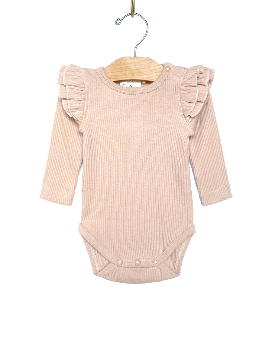 Flutter Butter Bodysuit in Rose